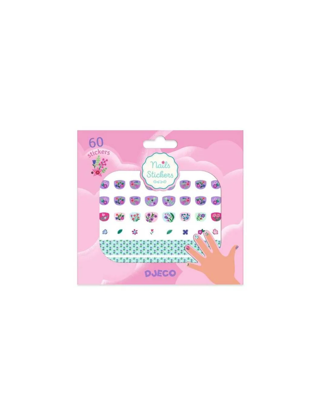 Stickers pour les ongles Petite fleur - Djeco