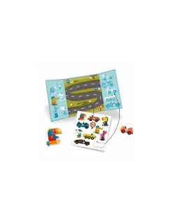 Stickers repositionnables les voitures - Djeco