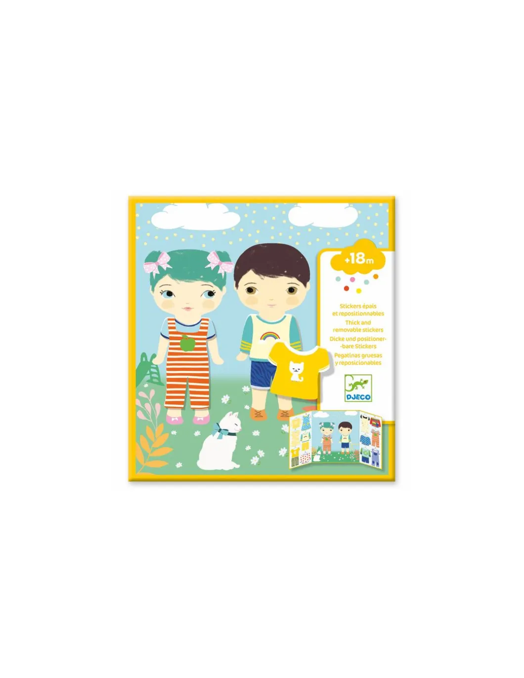 Stickers repositionnables les habits - Djeco