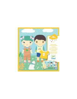 Stickers repositionnables les habits - Djeco