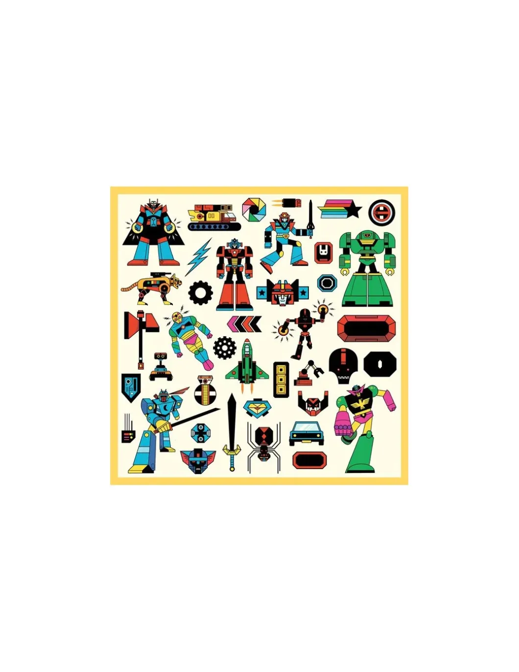 Stickers Robots - Djeco