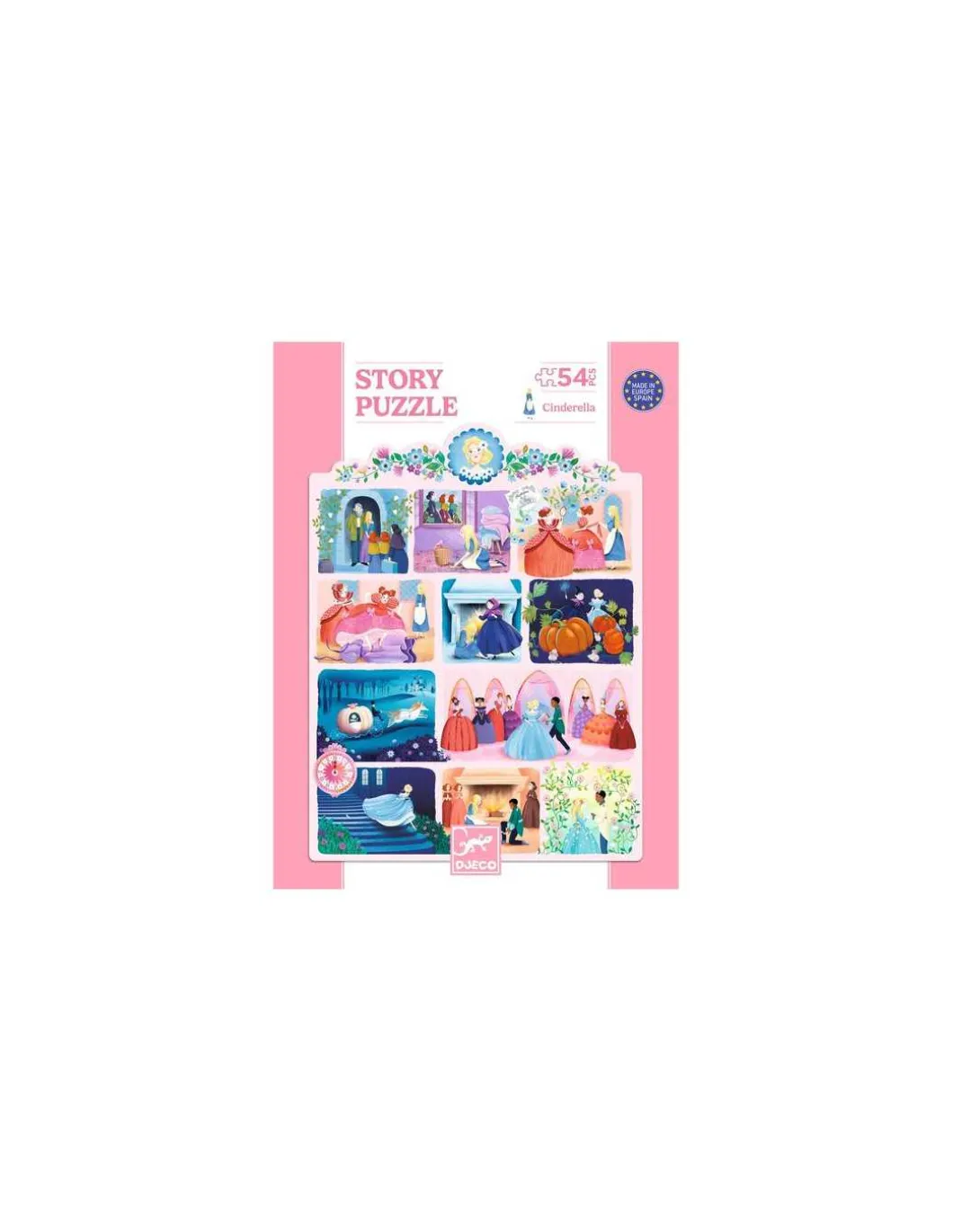 Story puzzle Cendrillon 54 pièces - Djeco