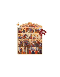 Story puzzle Le Roi Arthur 100 pièces - Djeco