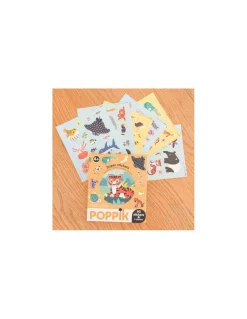 Super stickers Animaux sauvages - Poppik