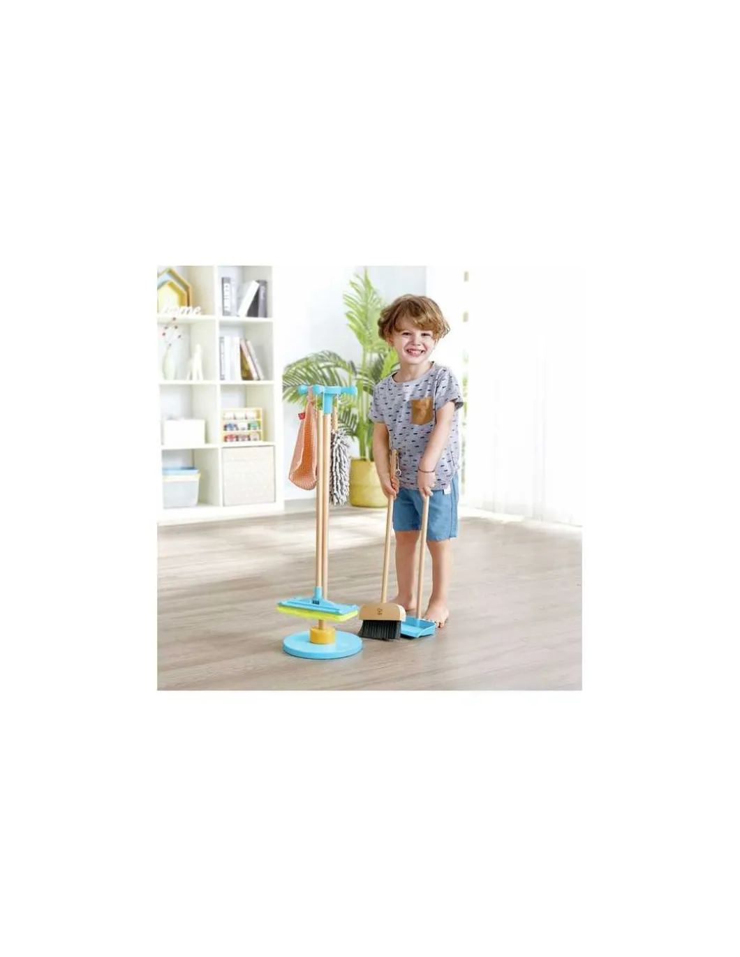 Support pour balais et set de nettoyage - Hape