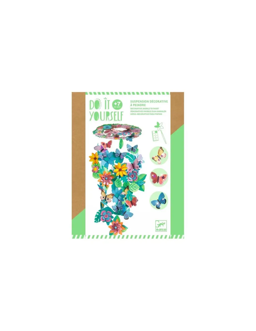 Suspension décorative à peindre Springtime - Do it Yourself Djeco