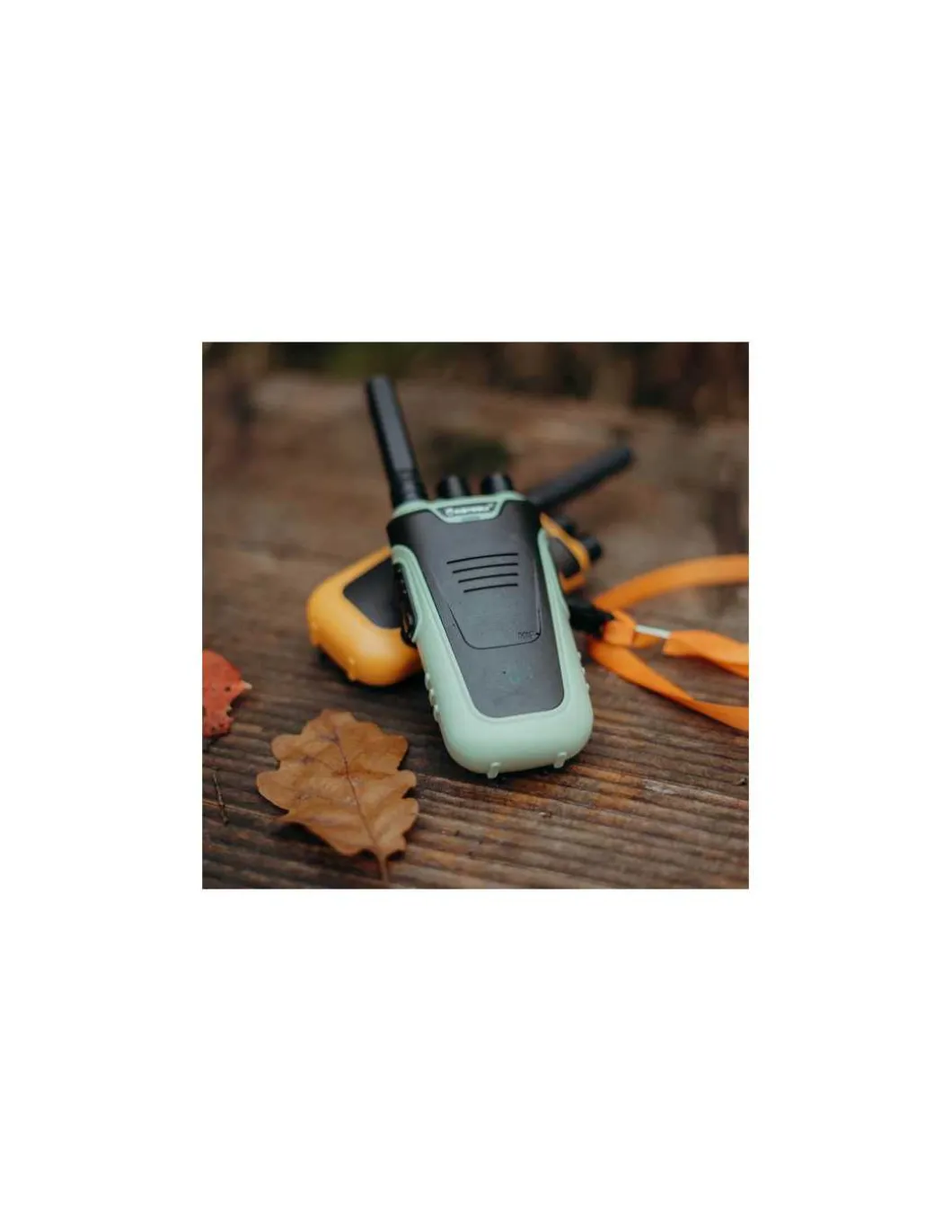 Talkie walkie avec batterie orange et vert - Kidywolf