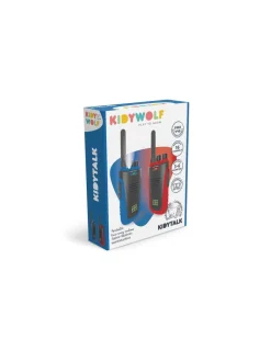 Talkie walkie avec batterie bleu et rouge - Kidywolf