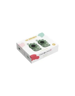 Talkie Walkie Dinosaure vert - The Zoofamily