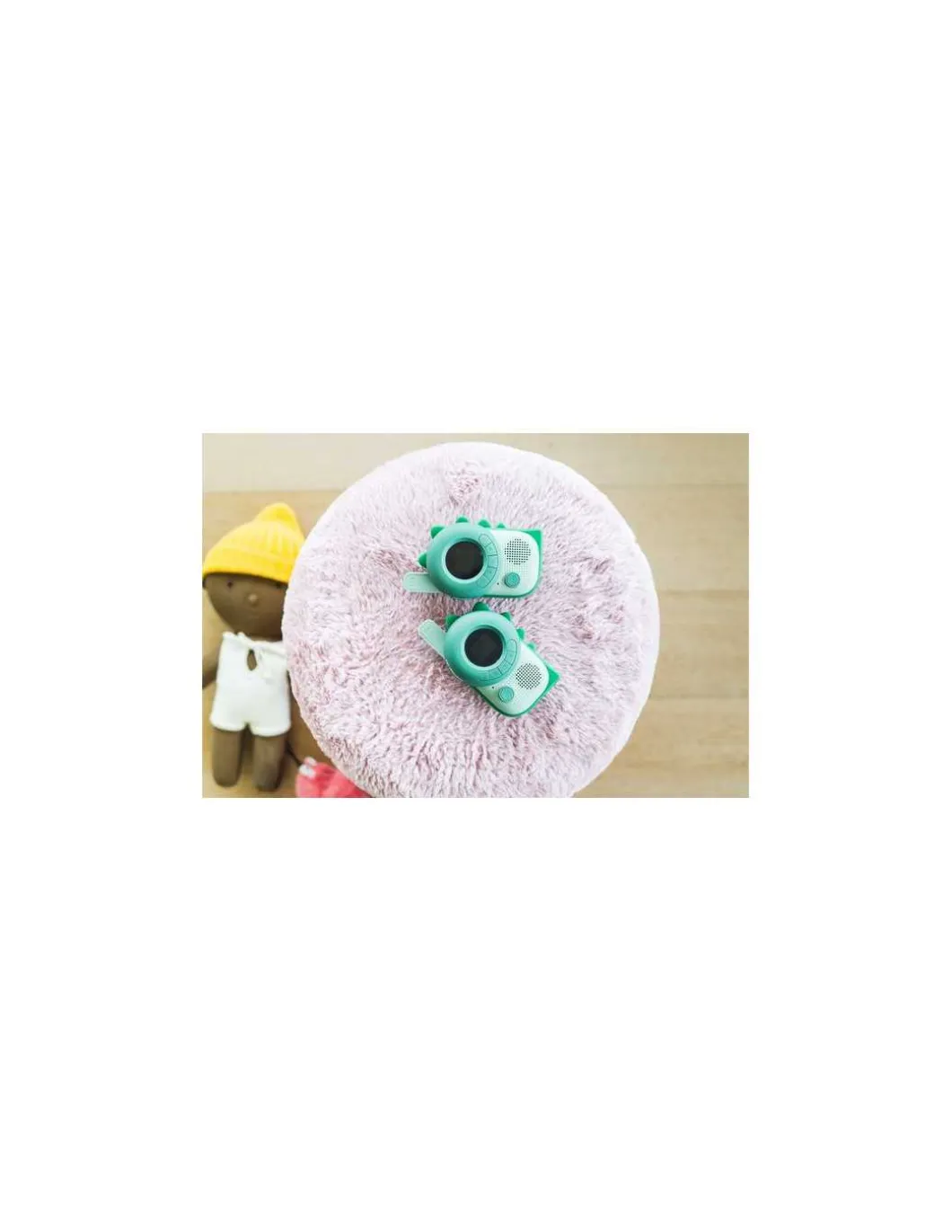 Talkie Walkie Dinosaure vert - The Zoofamily