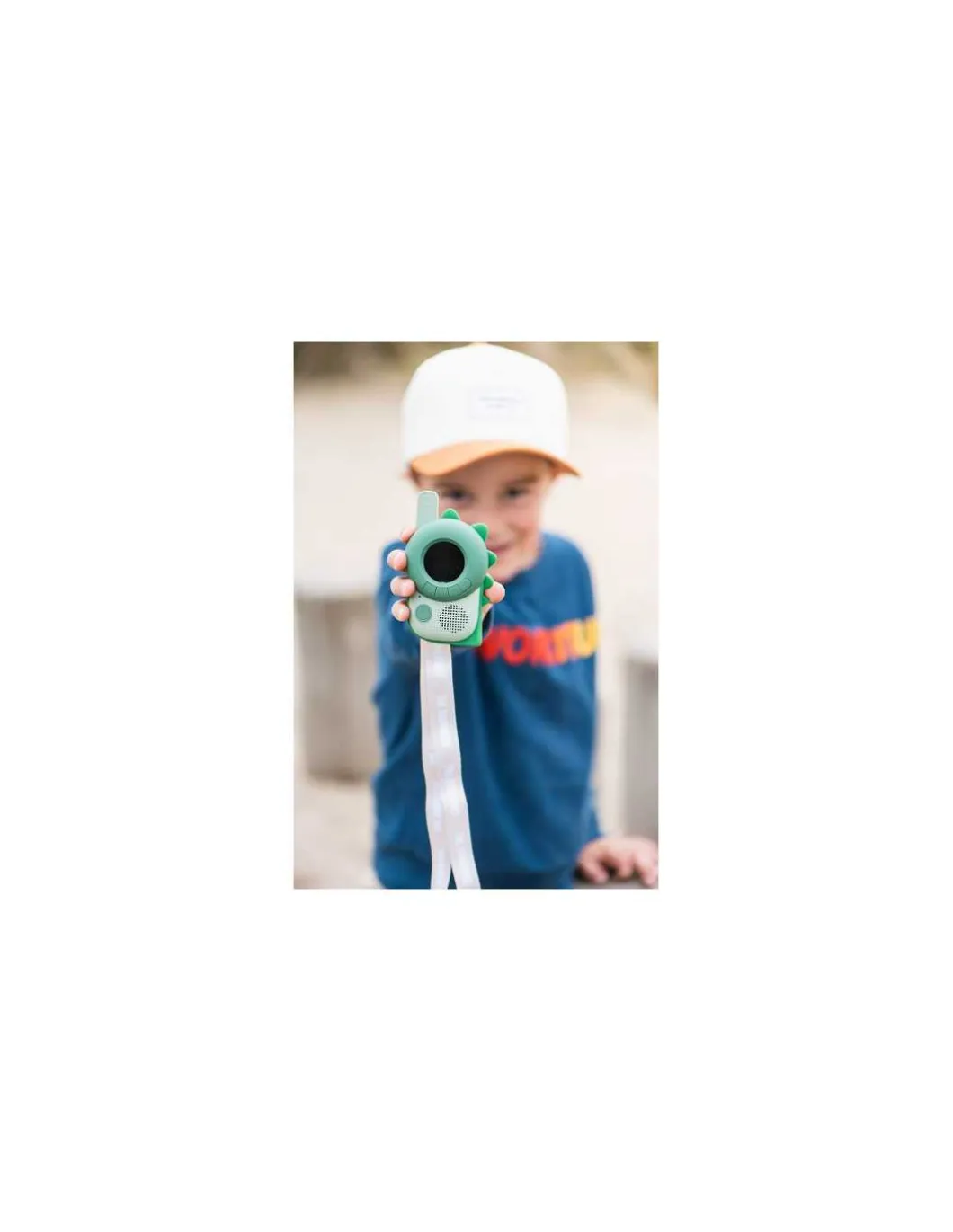 Talkie Walkie Dinosaure vert - The Zoofamily