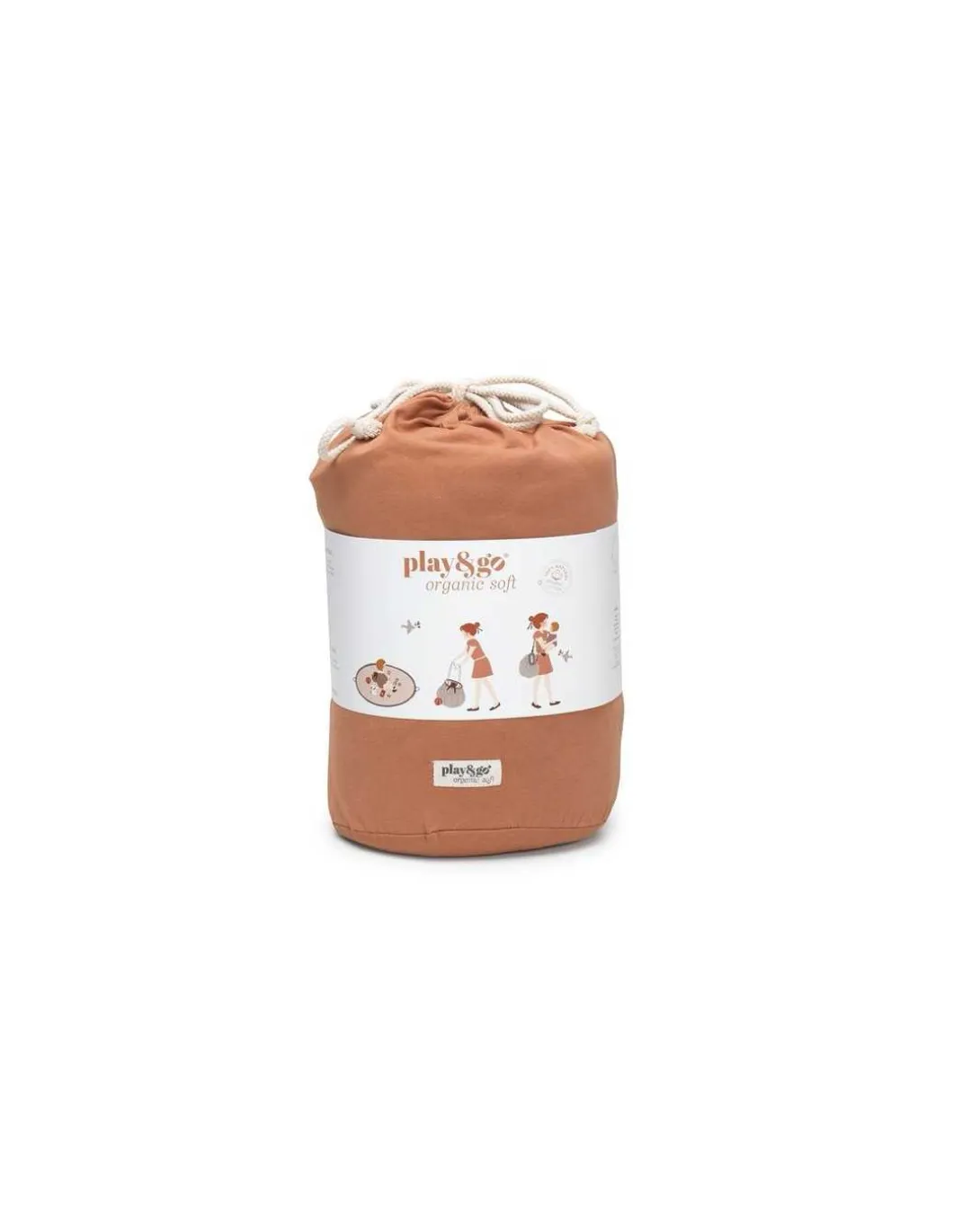 Tapis d'éveil bio 3 en 1 brun - PlayandGo