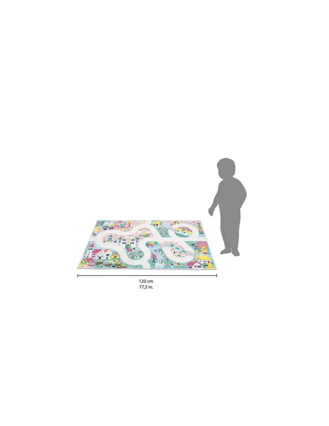 Tapis Royaume Enchanté Cross Roads - Janod