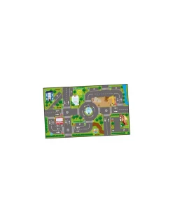 Tapis voiture lumineux avec 3 voitures - Buki