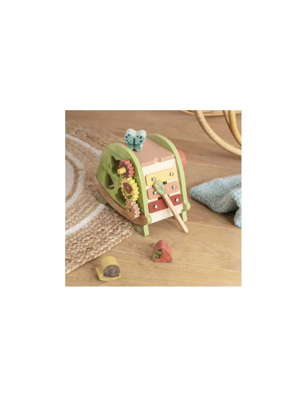 Tortue d'activités Trois petits lapins - Moulin Roty