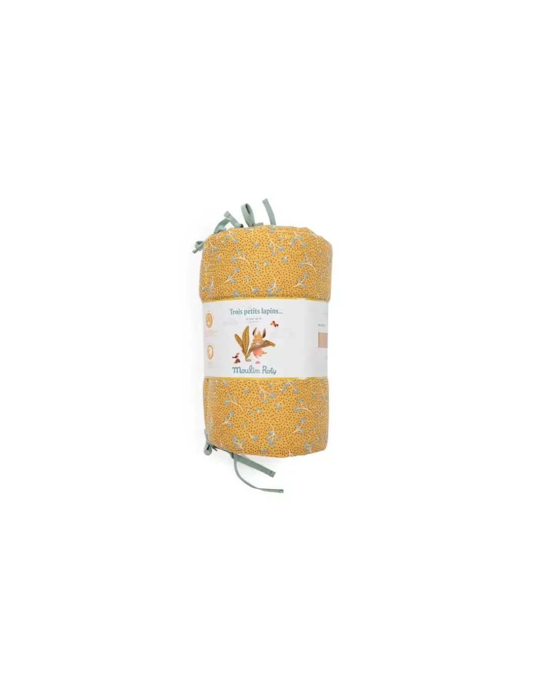 Tour de lit ocre Trois Petits Lapins - Moulin Roty