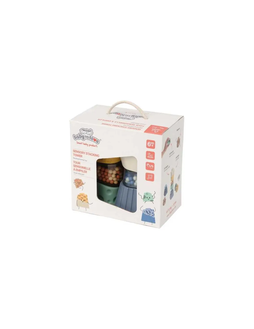 Tour sensorielle à empiler - BabyToLove