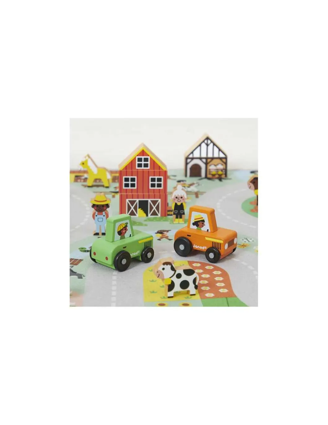 Tracteur vert Cross Roads - Janod