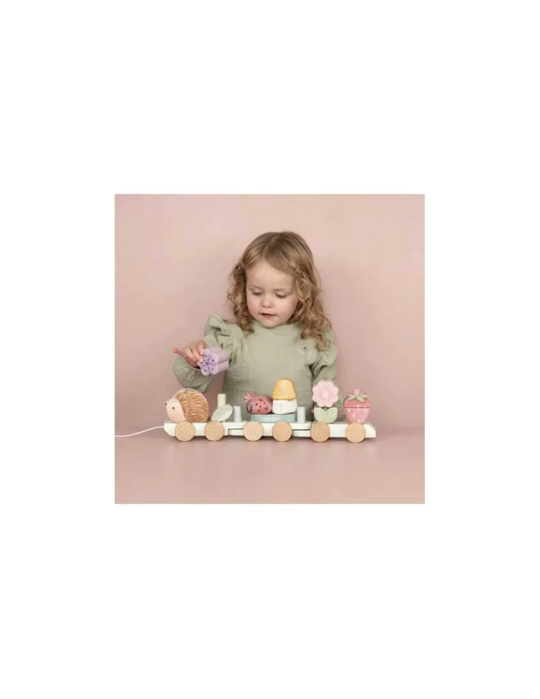 Train à blocs hérisson Fairy Garden - Little Dutch