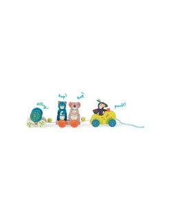 Train d'activités à tirer Dans la jungle - Moulin Roty