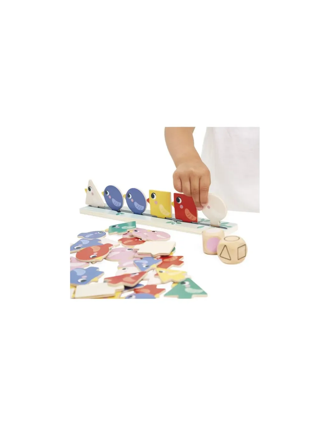 Tri des formes, couleurs et tailles Oiseaux - Janod
