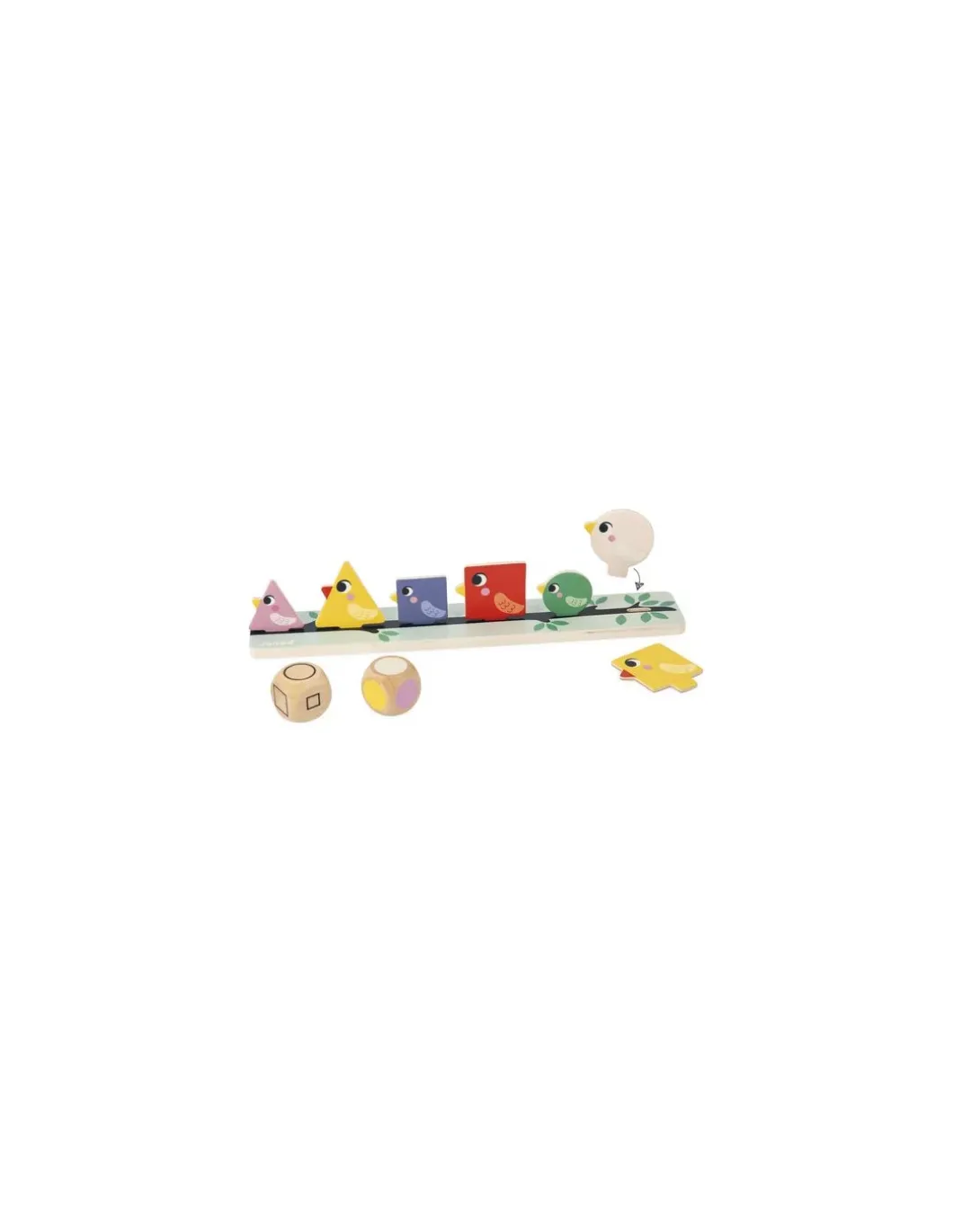 Tri des formes, couleurs et tailles Oiseaux - Janod