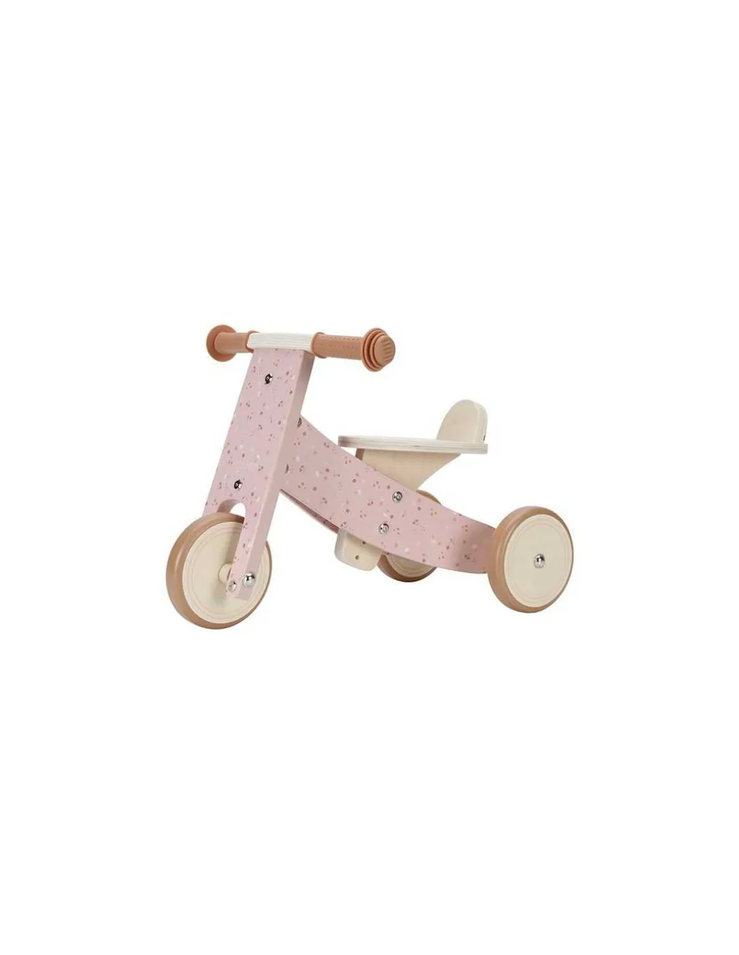 Tricycle en bois rose - Little Dutch