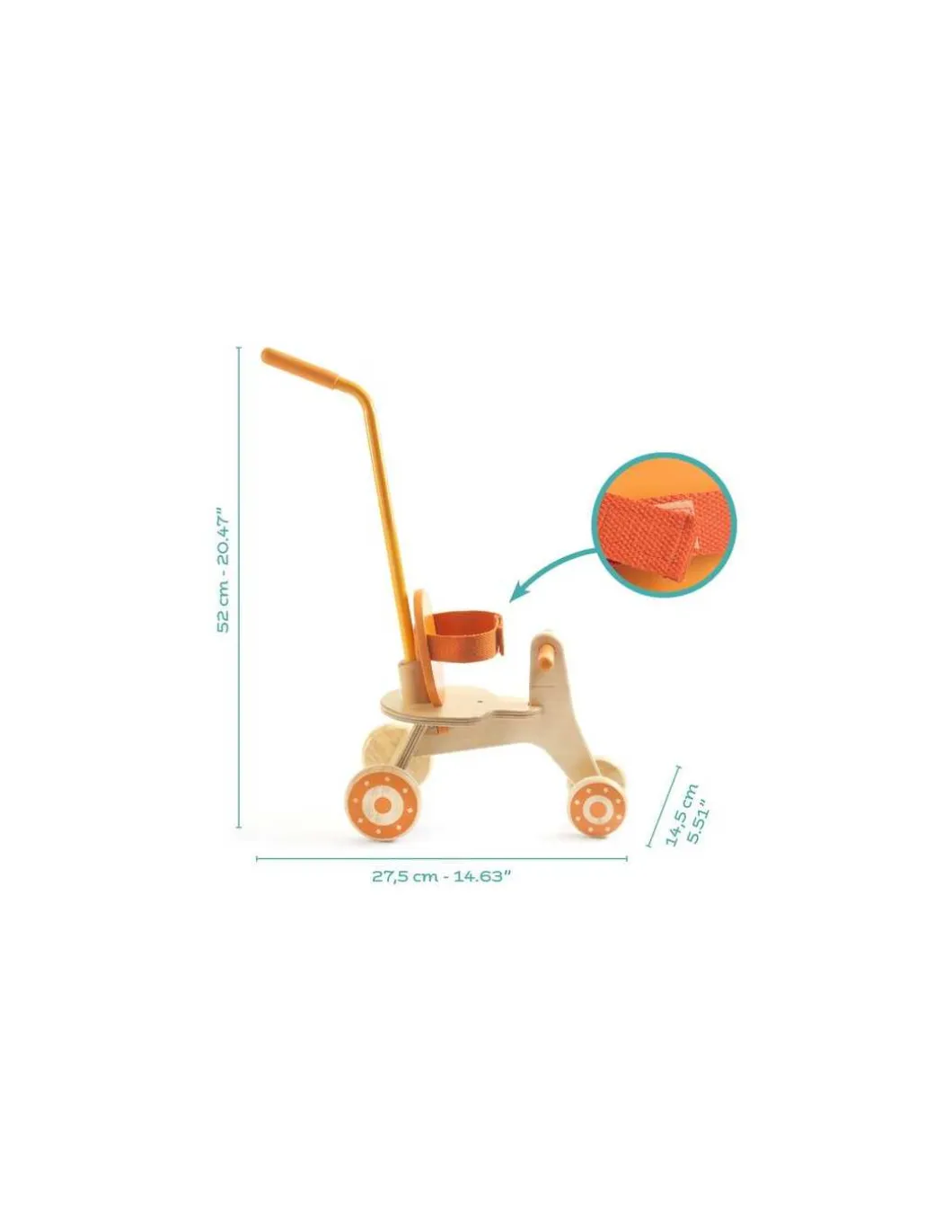 Tricycle pour poupée Pomea - Djeco