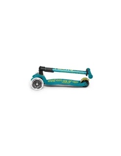 Trottinette Maxi Micro Deluxe Pliable LED Vert - Micro Mobility