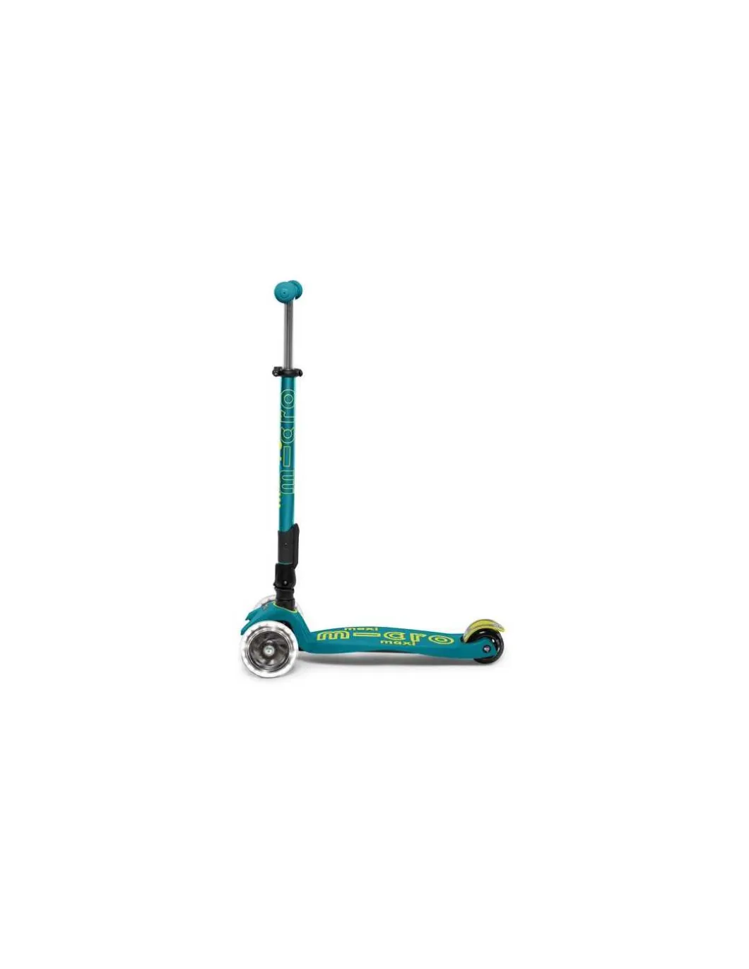 Trottinette Maxi Micro Deluxe Pliable LED Vert - Micro Mobility