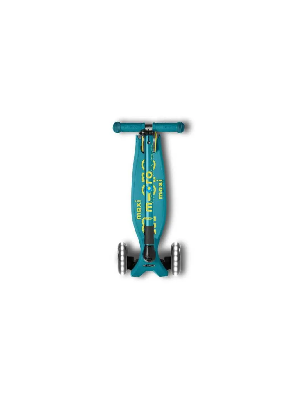 Trottinette Maxi Micro Deluxe Pliable LED Vert - Micro Mobility