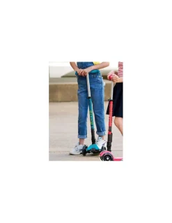 Trottinette Maxi Micro Deluxe Pliable LED Vert - Micro Mobility