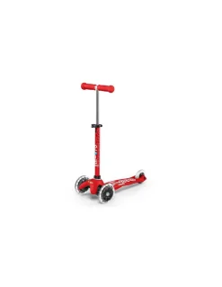 Trottinette Mini Micro Deluxe LED Rouge - Micro Mobility
