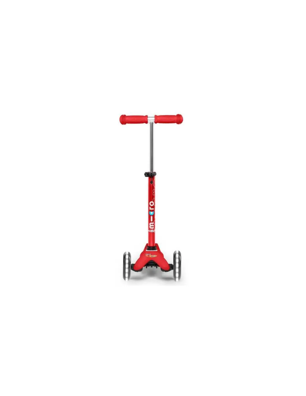 Trottinette Mini Micro Deluxe LED Rouge - Micro Mobility