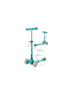 Trottinette Mini Micro Deluxe LED Rouge - Micro Mobility