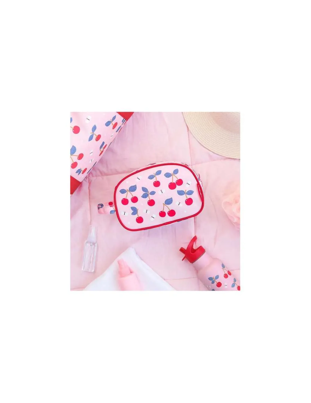 Trousse de toilette Cerises - A Little Lovely Company