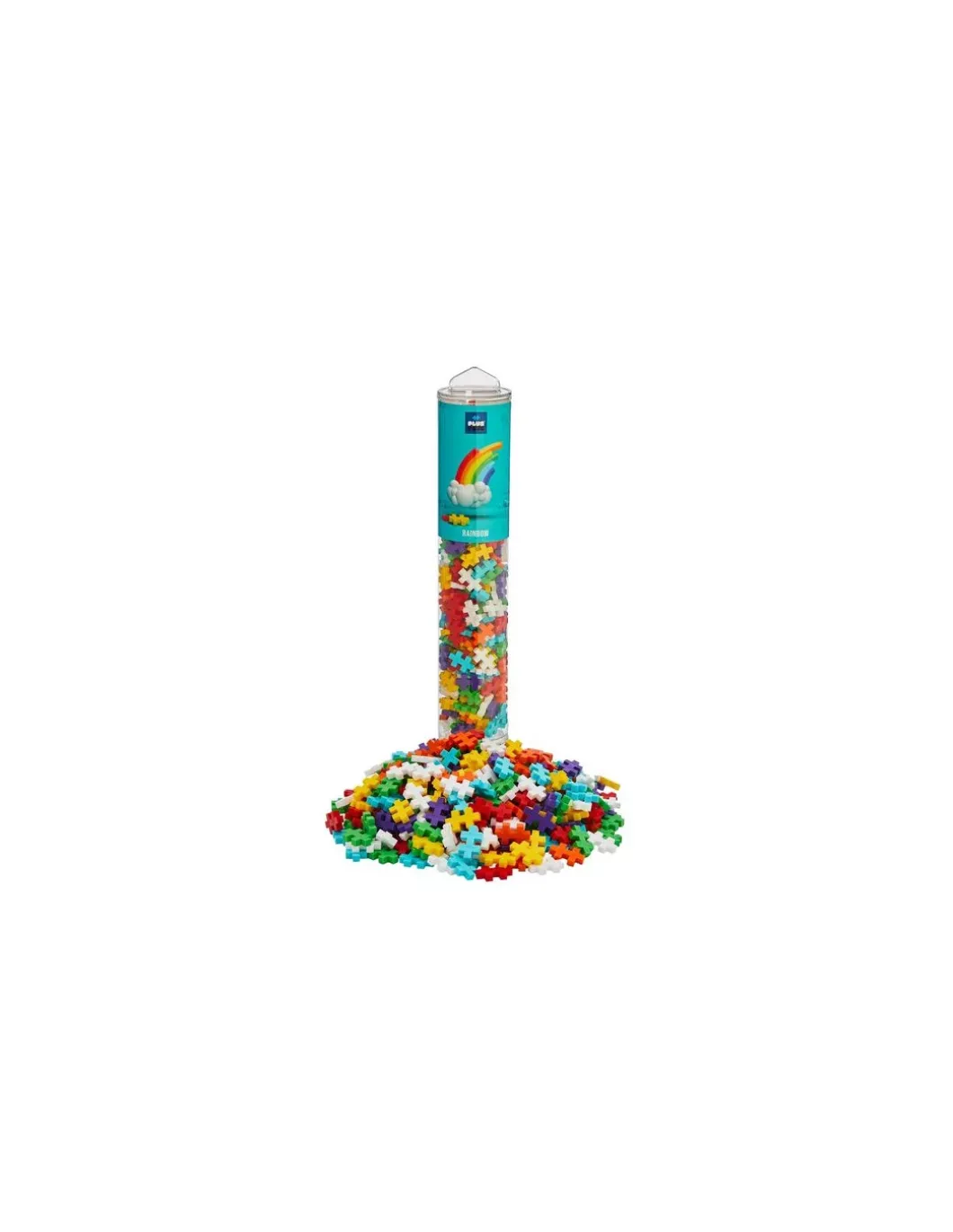 Tube mix arc en ciel Plus Plus 240 pièces