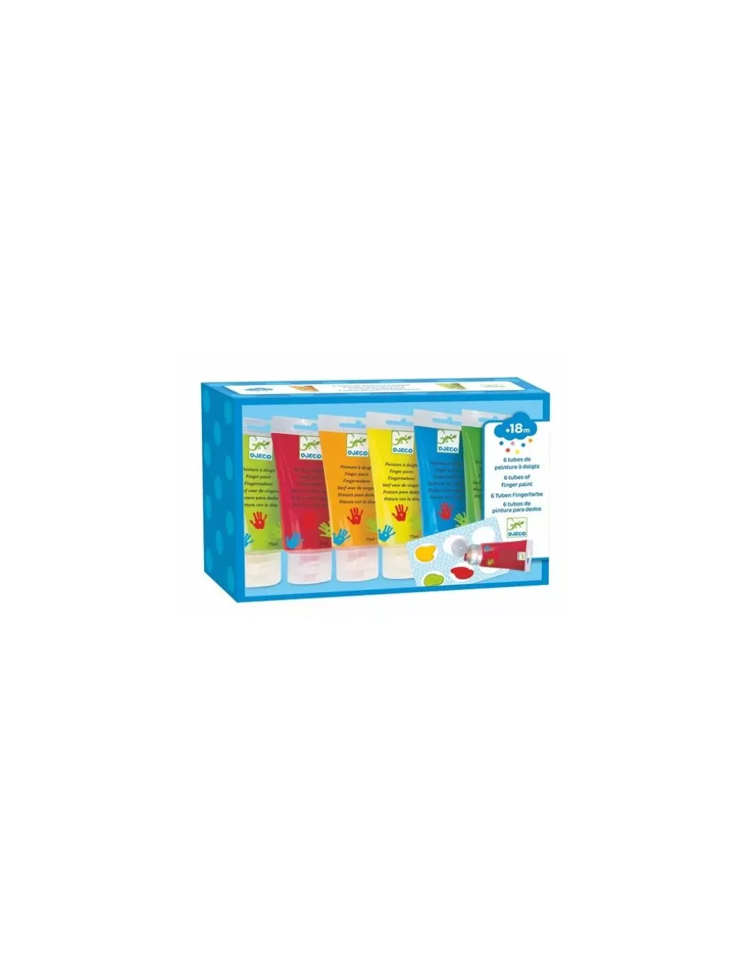 Tubes de peinture à doigts - Djeco