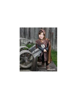 Tunique et cape de chevalier cuivre 4-6 ans - Great Pretenders