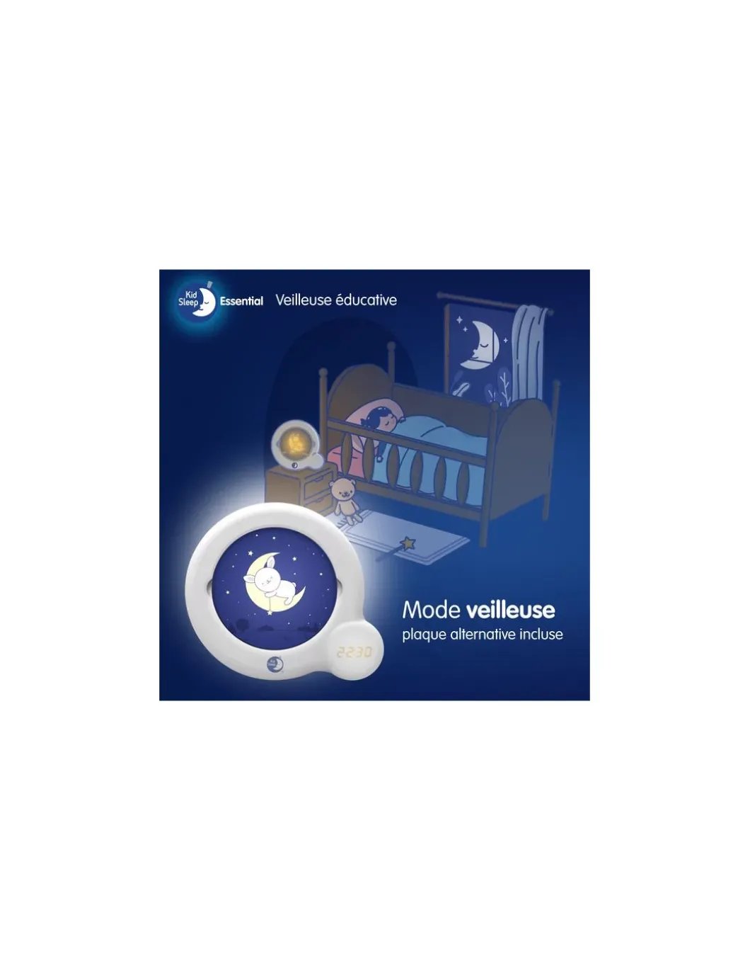 Veilleuse indicatrice de réveil Kid'Sleep Essential - Pabobo