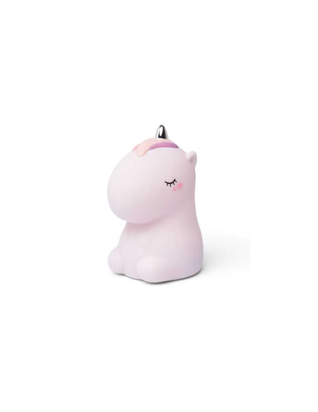Veilleuse licorne rose pailletée