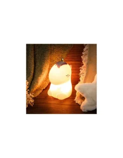 Veilleuse licorne rose pailletée