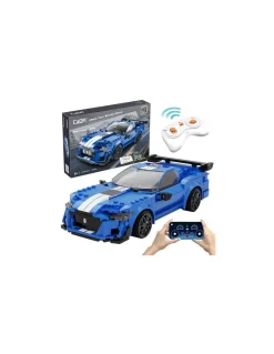 Voiture de course Bleu 325 pièces - CaDA
