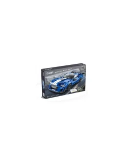 Voiture de course Bleu 325 pièces - CaDA