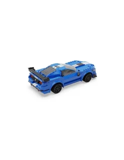 Voiture de course Bleu 325 pièces - CaDA