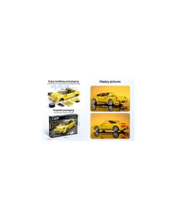 Voiture de course RUF CTR 2017 Yellowbird 222 pièces - CaDA