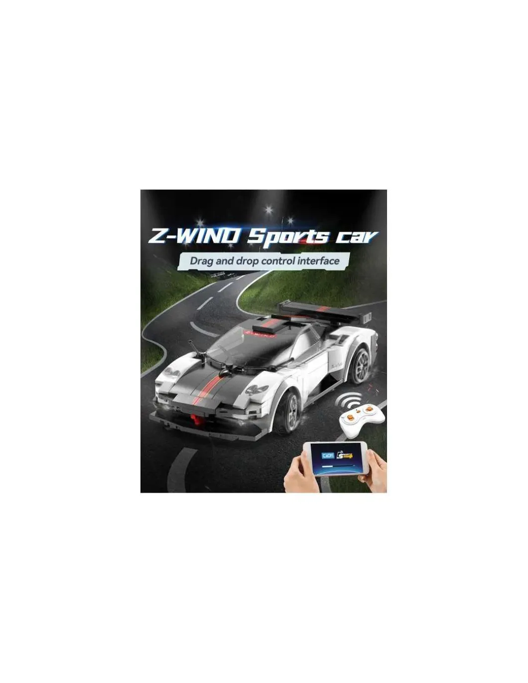 Voiture de course Z-Wind 258 pièces - CaDA