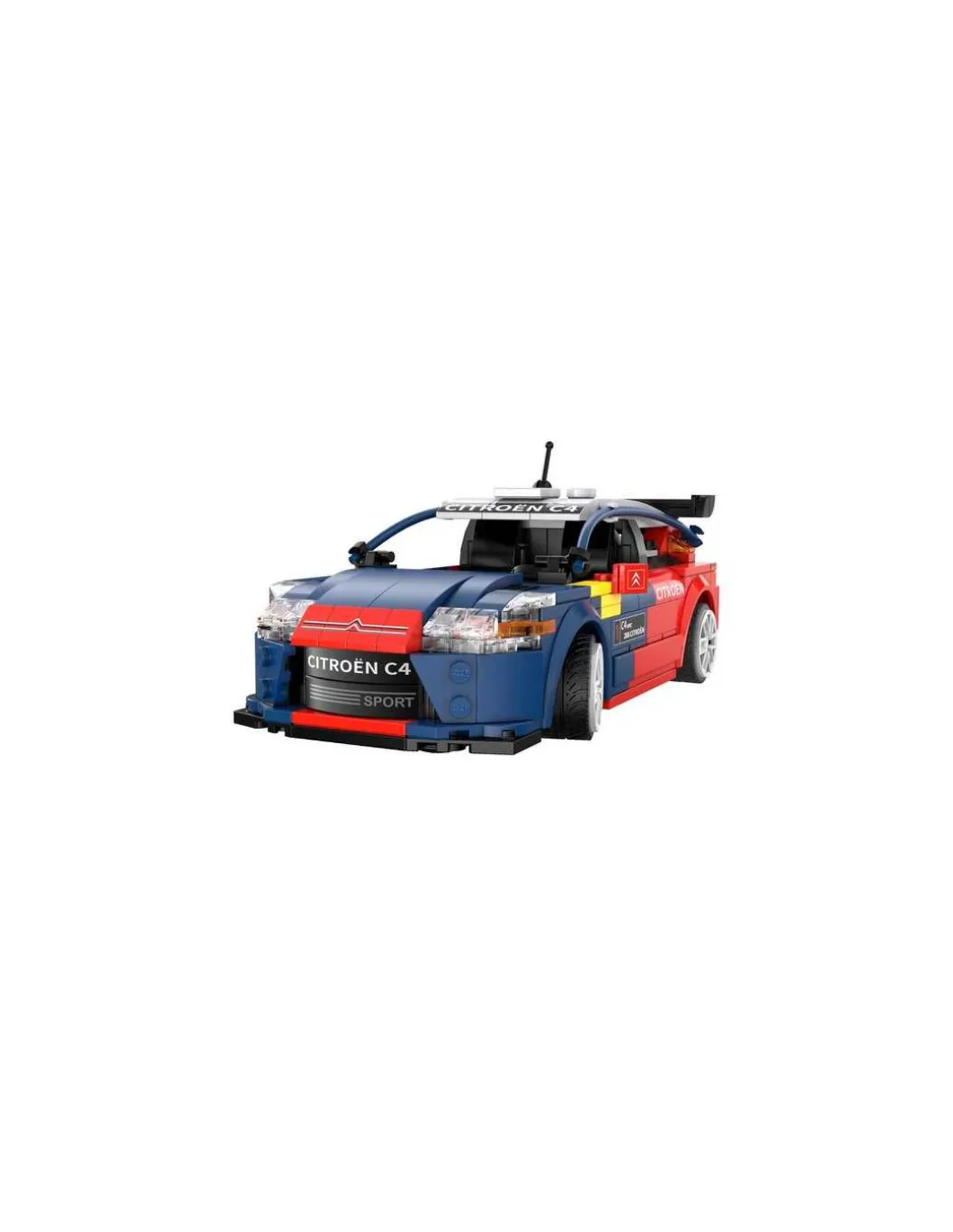 Voiture de rallye Citroën C4 WRC 2008 329 pièces - CaDA