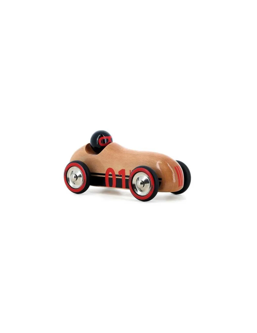 Voiture en bois naturel Old sport Compet’ - Vilac