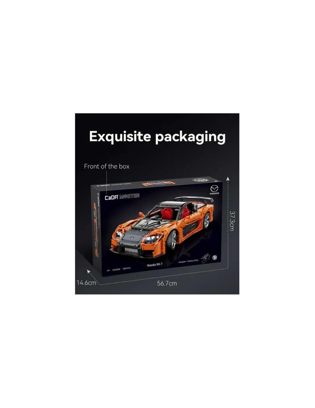 Voiture Mazda RX-7 3305 pièces - CaDA Master